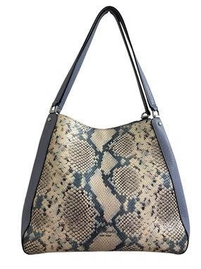 Kate spade Leila medium snake-embossed triple compartment shoulder bag